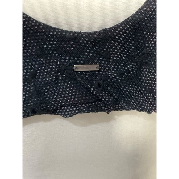 Maaji Madison Long Mesh Dress in Black Medium New Womens Maxi Gown - Picture 7 of 11